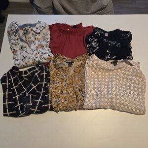 Floral and Patterned Women's Tops Bundle